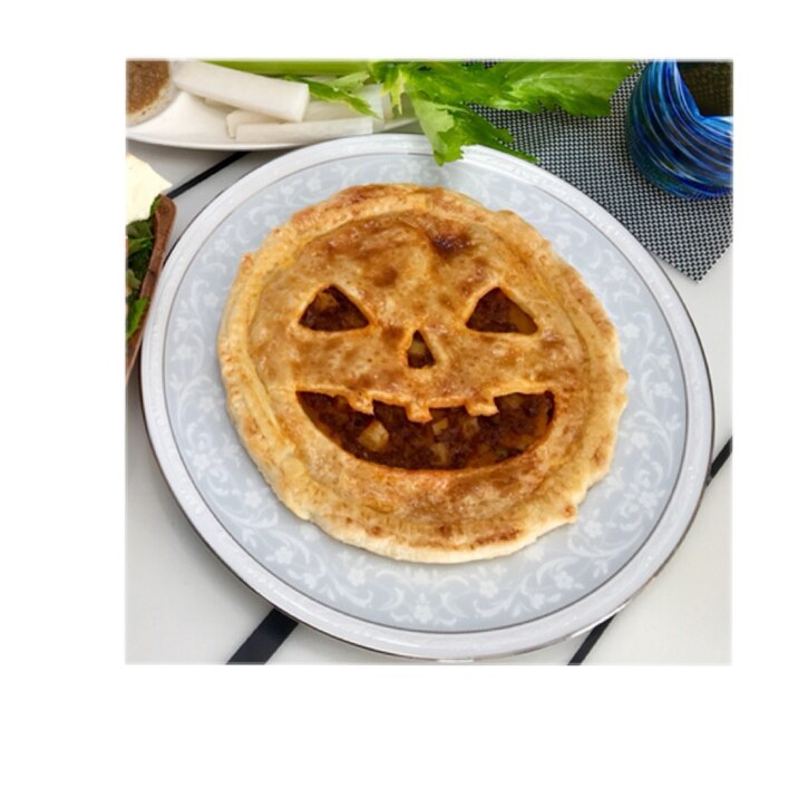 ハロウィン かぼちゃのミートパイ